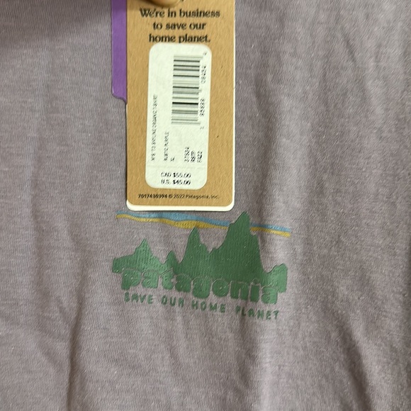 NWT Men's '73 Skyline Organic T-Shirt IN RUSTIC PURPLE COLOR - Picture 7 of 7